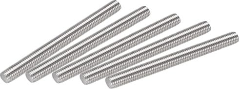 Dayalo 12 Stück M10 Gewindestangen, Gewindestange M10 x 100 mm, Edelstahl A2 V2A, Vollgewinde, DIN 976