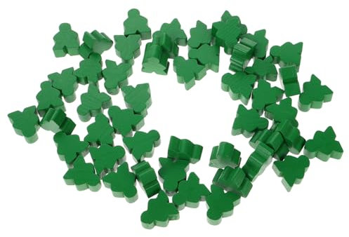 ifundom 50stücke Holz Schachfiguren Menschliche Form Spielfiguren Für Tischspiele Ersatzteile Für Schachbrett Komplett Zubehör Für Brettspiele