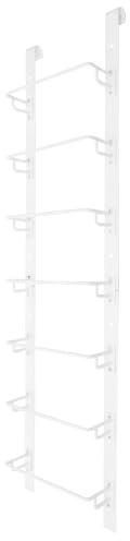 7-Rung Window Well Ladder, Heavy Duty Steel Egress Basement Ladder Fire Escape Window Ladder Egress Ladder for Emergency Home Safety - 29.69x7.68x78.35in