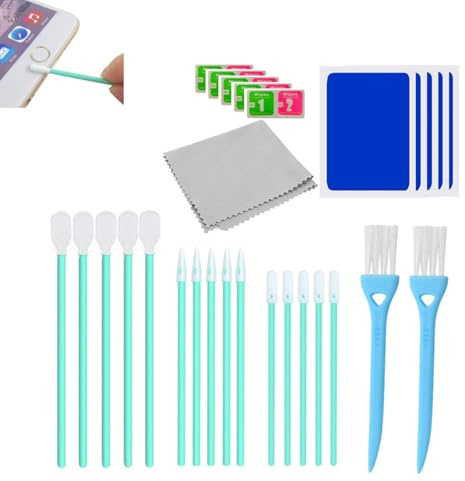 28pcs Cell Phone Cleaning Kit | USB Charging Port Cleaner, Headphone Jack Cleaner, Phone Cleaning Brush