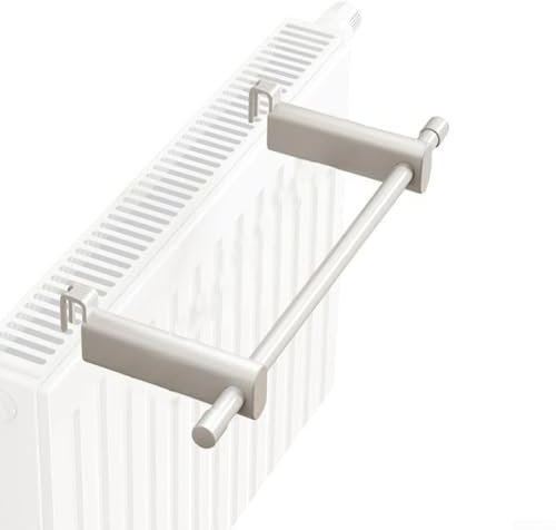 Radiateur mural porte-serviettes avec fonction de chauffage et étagère de séchage pour vêtements
