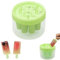Fengyang® Moule Glace Silicone, 8 Cavités Moules pour Glaces, Popsicle Moules Réutilisable, Popsicle Moules Pour Glace Maison, Crèmes Glacées Sorbets
