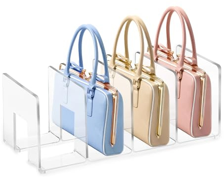 Daelesr Scaffale a Leva per Riviste, Portariviste in Acrilico con 4 Scomparti, Organizer Multifunzionale per Scrivania in Acrilico, 32 x 14,5 x 13cm，Porta Riviste e Libri per Ufficio e Biblioteca