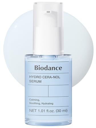 BIODANCE Hydro Cera-nol Serum Facial - Fuktgivande och Lugnande Ansiktsserum för Torr och Känslig Hud, Effekt av Lyskraft och Glass Skin med Ceramider, Panthenol och Hyaluronsyra, Koreansk Kosmetik