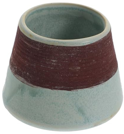 PAMINGONO Ceramic Match Holder with Striker, Small Match Jar in Light Green, Easy to Carry and Simple Design, for Living Room Decoration and Outdoor Use