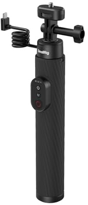 SmallRig Stabilizzatore Wireless Hand Grip per action camere, batteria integrata da 5000 mAh, stabilizzatore portatile e power bank per GoPro, per Insta360, per DJI, per iPhone Vlogger - 5463