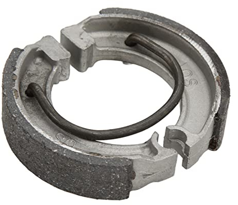 Juego de zapatas de freno trasero de motocicleta Pastillas de freno de repuesto duraderas de alto rendimiento para modelos PW50 PW 50 YZinger 1981 2009 2 piezas Construcción de