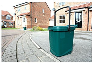Straight 23 litre Kerbside Caddy (Green)