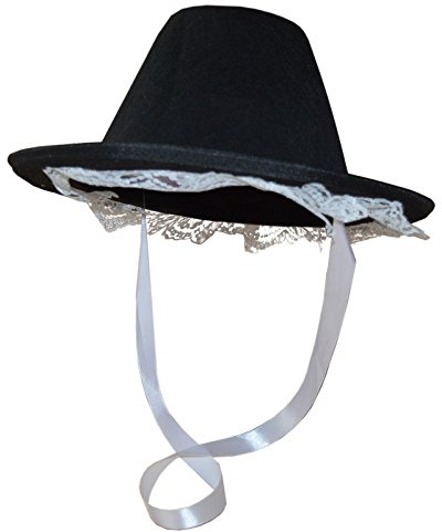 ORIGINMENSWEAR [Medium] CHILDRENS GIRLS TRADITIONAL WELSH LADY ST.DAVIDS DAY BONNET HAT TALL BONNET