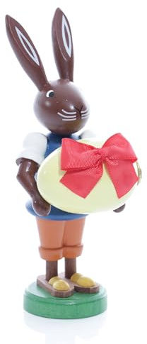 Rudolphs Schatzkiste Conejo con Las montañas del Mineral de la decoración de Pascua del Conejito del Huevo los 9cm Pascua Nuevas