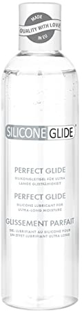 SiliconeGlide Anal-Gleitgel | Premium Silikon Gleitgel | Geruchsneutral mit extra langer Gleitfähigkeit | Hautfreundlich in einer 250 ml Flasche | Sex-Gel für Frau und Mann