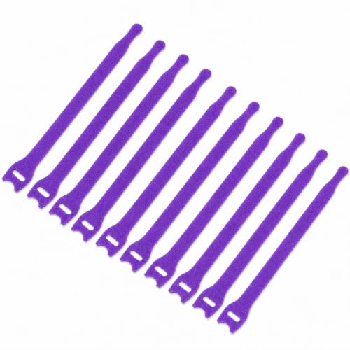VELCRO® brand ONE-WRAP® CABLE TIES 10PCS (20x200mm, Purple)