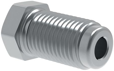50x Verschraubung 3/8 x 24 für Bremsleitung 4,75 mm Bördel F Typ F Profi Verbinder DIN/ISO 1651 konform