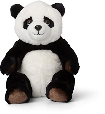 WWF Plüsch WWF 01100 - ECO Plüschtier Panda, lebensecht gestaltetes Kuscheltier, ca. 23 cm groß, wunderbar weich und kuschelig, Handwäsche möglich