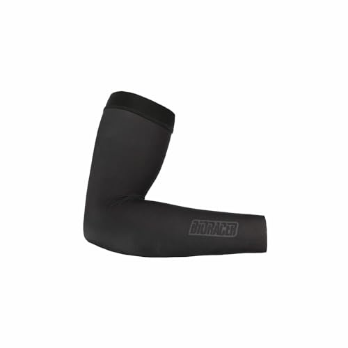 Bioracer Unisex Armstulpen Tempest | Radfahren – Schwarz – M (Oberarmumfang 30 cm) – Ideal für Ihre Frühlingsfahrten