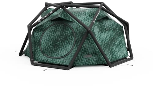 HEIMPLANET The Cave V2 Inflatable Camping Tent for 2-3 Persons - 5000mm - No Need Tent Poles - Supports 1% for the Planet (Cairo Camo)
