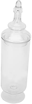 BESTonZON Candy Holder Storage Jar European Style Glass Sealing Jar Lids for Snacks Gifts Cookies Seasoning