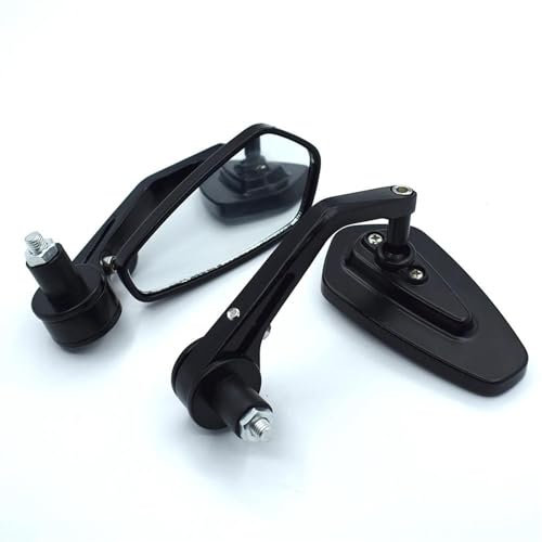Accesorios manillar con estilo Espejos Retrovisores De Motocicleta De 7/8 y 22mm, Espejos Del Extremo Del Manillar Para NC700X CB500X CB650F CB1000R PCX125 PCX150 CB400
