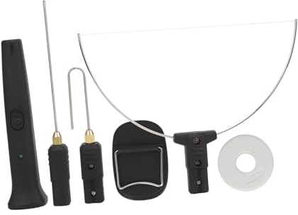 Kit Taglierina per Schiuma a Filo Caldo, Taglierino per Polistirolo da 10 Cm Utensile da Taglio Elettrico per Polistirolo per Fai da Te e di Natale (da 100 a 240 V) (Spina