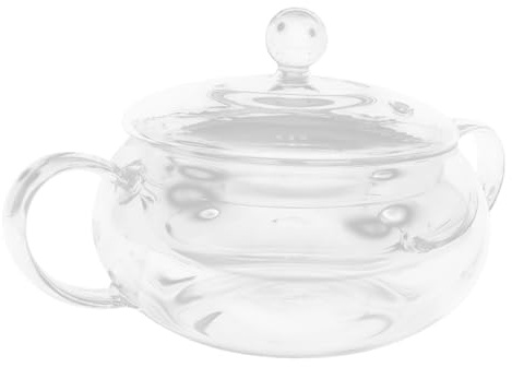 DECHOUS Glass Cooking Pot Glass Instant Noodle Pot Egg Custard Cup Stove Boiling Household Stew Borosilicate s Home Stove Home Stew Onion High Borosilicate