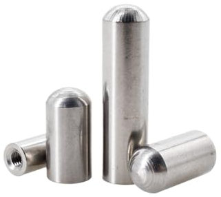 M3 M4 M5 M6 Tassello Filettatura Interna Vite Dado in Acciaio Inox 304 Singola Testa Tonda Perno Cilindrico Perno di Posizionamento(M4X16)