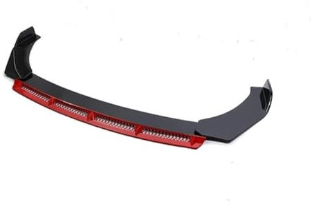 IXEUYN Auto Frontspoiler für Ford kuga 2019-2024, Frontstoßstange Lippe Spoilerlippe Kinn Splitter Diffusor Antikollision Car Schützen Zubehör,Black red