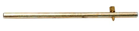 MICEL - 92152 - Seguro para Persiana, Pasador de Bloqueo, en Acero, acabado Bicromatado, 80 x 6 x 6 mm