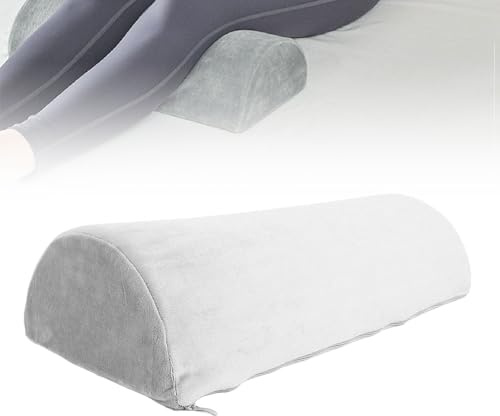 Cuscino a Mezzaluna in Memory Foam, Cuscino Ergonomico per Supporto Gambe e Collo Posteriore, Adattasi alle Curve del Corpo, Vita con Equilibrio e Comfort.