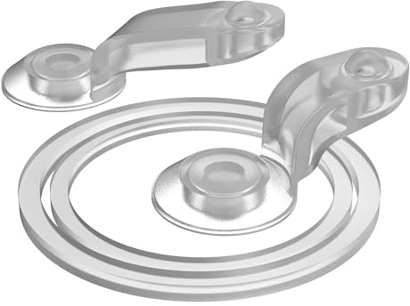 Ion8 Water Bottle Leak Proof Replacement Seals OneTouch Classic & Evo Water Bottle Lid, Dishwasher Safe, BPA Free, Easy Clean Silicon, Transparent, One Size