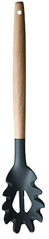 MAGICLULU Cuchara De Silicona Para Cocinar Mango De Madera Cuchara Multifuncional Para Servir Espaguetis Para o Pasta Casa