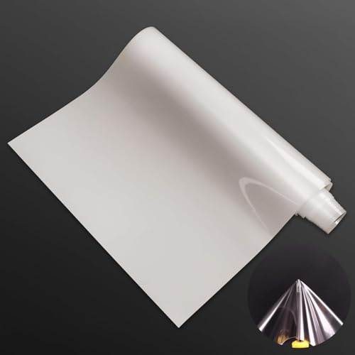 TPU Autofolie,0.2mm Dicke,hochtransparente TPU Wrapping Folie mit Selbstreparatur, Dehnungs und Gelbfestigkeit, sowie Schutz vor UV Strahlung und Kratzern(Transparent,150X30cm)