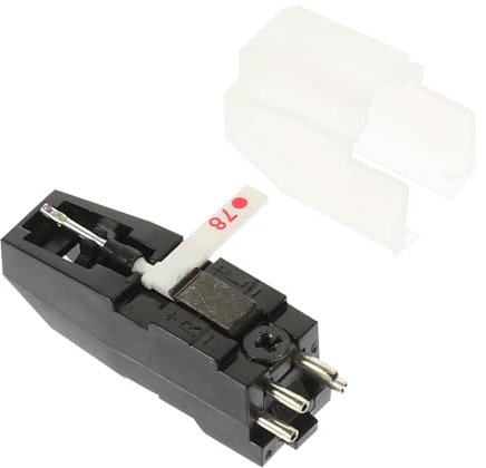 Mikinona Aiguille De Gramophone Double Stylet De Rechange Pour Tourne-disque Accessoires Pour Vinyles Blanc