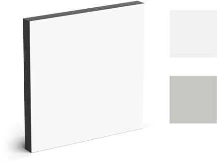Platten HPL 10x90 cm - 12 mm dick (Weiß), langlebig,Solide, feuchtigkeitsbeständig, Vollkernplatten, Badezimmerarbeitsplatte, Arbeitsplatte