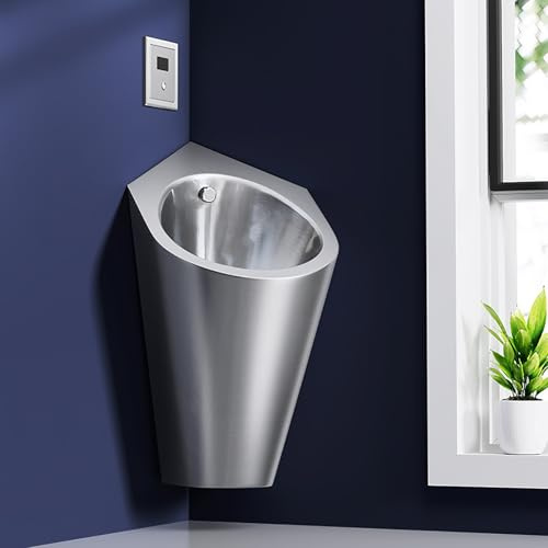 Orinatoio a parete con sensore a induzione sistema di lavaggio a induzione WC da uomo in acciaio inox per hotel, centri commerciali e scuole, soluzione durevole e igienica per il bagno