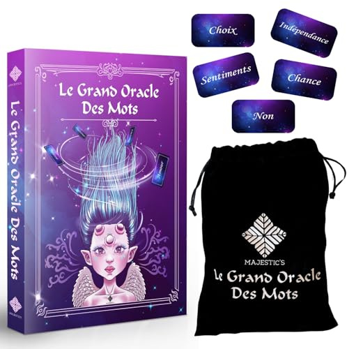 Le Grand Oracle des Mots – Oracle Divinatoire de 150 Mots (Français) – Cartomancie – Outil Ludique, Précis, Facile, Pour tous les âges et Débutants