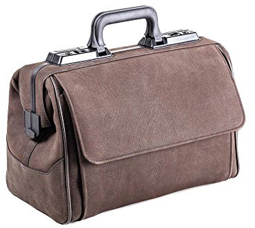 Dürasol Rusticana Arzttasche, 1 Vortasche, Spender, groß, dunkelbraun
