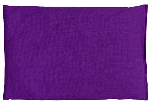 Coussin aux graines de colza - violet - 30x20cm - Coussin thermique - Bouillotte sèche - Compresse froide -