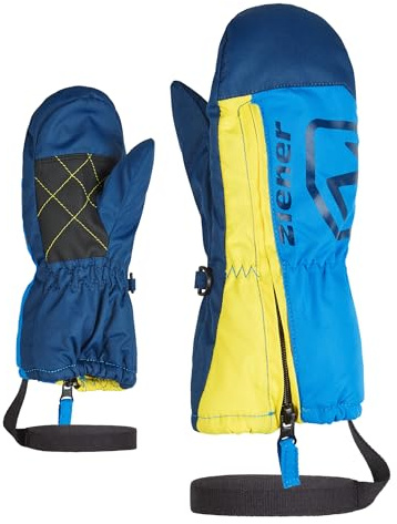 Ziener Baby Leon Ski-Handschuhe/Wintersport | atmungsaktiv Leash, persian blue, 86cm