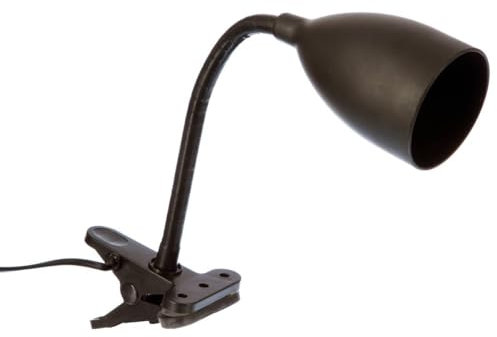 Atmosphera - Lampe pince Sily noire - sillicone H43 cm