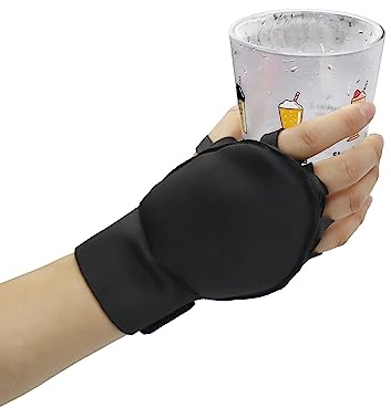 Gewichtete Handschuhe für Zittern Handgewicht für Feinmotorik Handgewichtete Utensilien Verstellbare Gewichte Handschuh für Parkinson Essential Tremors Patienten 0,2 kg Single