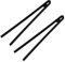 Volumoon 2 Pinze da Cucina, 29 cm, Silicone Nere, Professionali