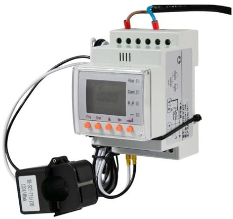 AMEHRU Compteur électrique Solaire photovoltaïque monophasé bidirectionnel ACR10R-D24TE DIN Rail 200A couplé Rs485 Modbus-RTU 230Vac(Input 300A)
