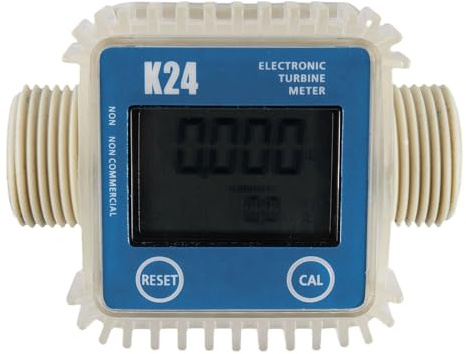 Wasserzähler, 1 Stück K24 Lcd Digitaler Kraftstoffdurchflussmesser, Weit Verbreitet For Chemikalien, Wasser
