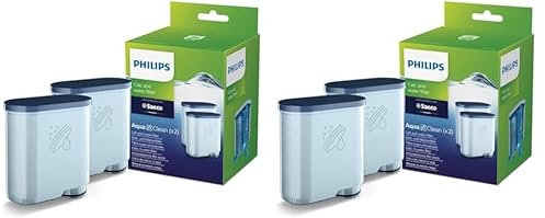 Philips Original AquaClean 2 Filtri Anticalcare e Acqua per Macchine da Caffè Automatiche, Per Caffè di Qualità e Aroma Intenso, Installazione Semplice (CA6903/22) (Confezione da 2)