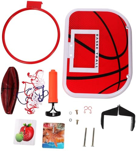 Vaguelly Hängendes Basketballrack für Klein Indoor Outdoor Basketballkorb mit Einfacher Montage Platzsparend Robustes Metallrahmen für Jungen Mädchen Ab Jahren