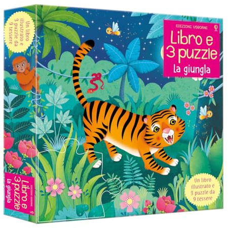 La giungla. Ediz. a colori. Con 3 puzzle
