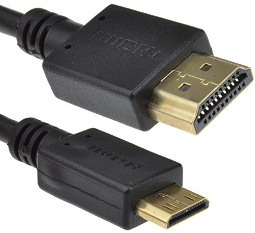 kenable mini HDMI Type C Mâle Fiche Vers HDMI Mâle câble Cordon Plaqués Or 2 m [2 mètre/2m]