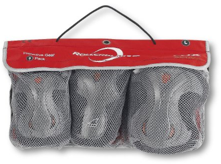 Rollerblade Erwachsene Schützer Lux 3 Pack, Grey, S, 06212400 081