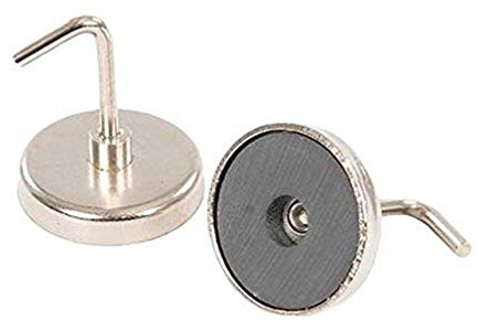 Silverline 695776 Ganci Magnetici, 2 Pezzi, 35 mm