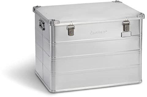 Enders - Scatola con Coperchio in Alluminio - Scatola Porta Oggetti in stile industriale Vancouver L - Box Alluminio con Capienza: 236 L - Angoli rinforzati #1350